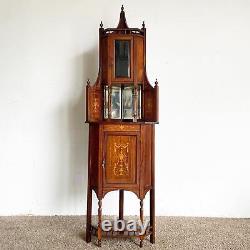 19th Century English Victorian Corner Cabinet