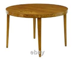 20th Century Late Art Deco Birch Inlaid Occasional Table