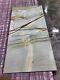 2pc Beautiful Roma Imperiale Marble End Coffee Bed Table Tops Leather 18 x 18