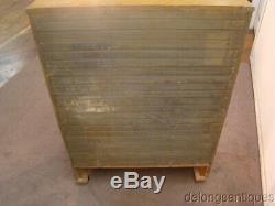 52393Late 1800's Oak Porcelain Lined 3-Door Ice Box