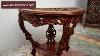 83 Antique Style Carved Console Teak Wood End Table Home Interior Designs Aarsun The Craftsmen