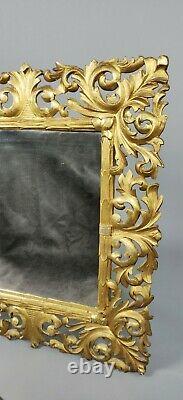 A Decorative Late 19th Century Florentine Mirror