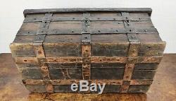 A Fabulous Late 16th Century Iron Bound Collection Chest