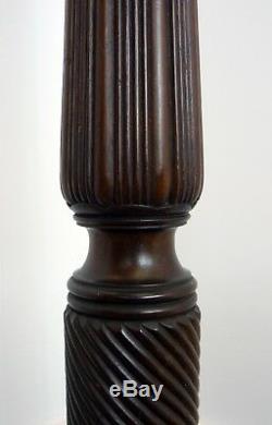 A Good Late Victorian Mahogany Torchere Stand