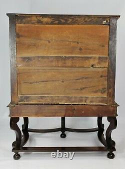 A Late 17th Century Oak Chest On Stand