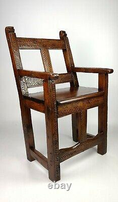 A Late 17th Early 18th Century Spanish Arm Chair