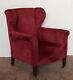 A Late Victorian Wing Arm Chair Re-Upholstery Great Shape Tapering Supports