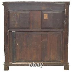 A gothic oak cupboard/dressoir, late 15th / early 16th century and later (U02)