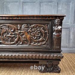 A late 16th early 17th century Coffer