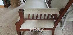 ANTIQUE EASTLAKE VICTORIAN LOVE SEAT SETTEE SOFA Bench- COUCH late 1800s