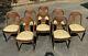 American Late Classical Mahogany Gondola Chairs Matching Set of Eight / 8