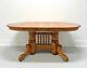 Amish Made Rockford Style Oak Oblong Trestle Dining Table