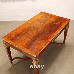 Ancient Writing Desk Louis XVI Style Mahogany Feather France Late XIX Century