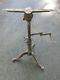 Antique 1800s Industrial Drafting Table Adjustable Stand with Swivel pencil arm