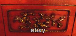 Antique/1850-1920 Chinese (Day-Bed) Furniture PanelPainted/Gilded/Carved Wood