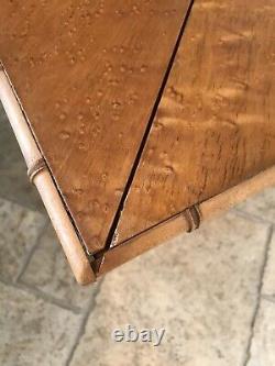 Antique Aesthetic Movement Faux Bamboo Handkerchief Drop Leaf Table