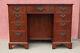 Antique American Mahogany Kneehole Desk With Poplar Secondary Wood. Late 1700s