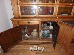 Antique Back Bar. Late 1800's. Hardwood but unsure of what kind