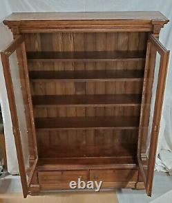 Antique Bookcase or Curio Cabinet crafted between late 1800's and early 1900's