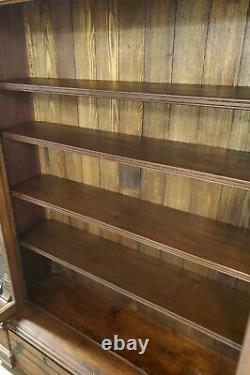 Antique Bookcase or Curio Cabinet crafted between late 1800's and early 1900's