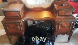 Antique Dressing Table Vanity With Mirror Late 1800's, Early 1900's CO Pick Up