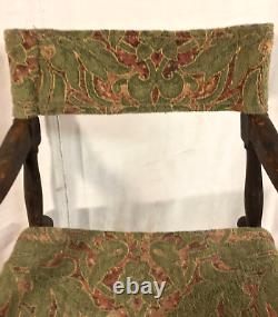 Antique Early American Folding Child's Arm Chair, Late Windsor Style ca. 1835-65