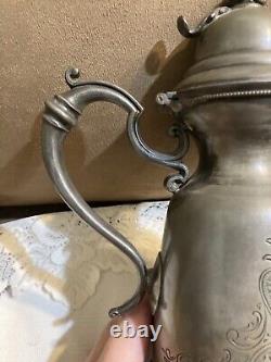 Antique English Late Aesthetic Movement Ornamented Syrup Jug Pitcher CCT 1865