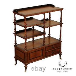 Antique English Regency Style Etagere