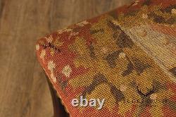 Antique French Louis XIV Style Os De Mouton Needlepoint Bench