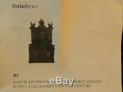 Antique French Provincial Ebonised Walnut Cupboard Late17th Century Ex Sothebys