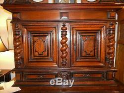 Antique French Provincial Ebonised Walnut Cupboard Late17th Century Ex Sothebys