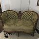 Antique French Sofa Settee/Louis Style/ Hand carved, late 19 century