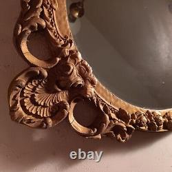 Antique Gold Gilt Beveled Wall Mirror Late 1800s