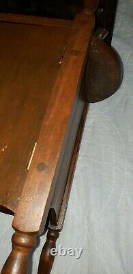 Antique H T Cushman North Bennington Vermont Smoking Stand withCompartment(no key)