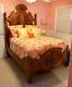 Antique Hand Crafted Wooden Full Bed Frame Late 1800's Pick Up in Baltimore MD