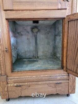 Antique Ice Box Circa late 1800's The Rolls Royce quality