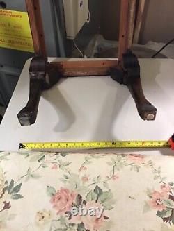 Antique Late 1800's Bedside Bench With Floral Pillow 38Lx20Wx20H Read Below