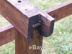 Antique Late 1800's Carpenters Woodworkers Bench Base Hall Table Island Decor