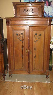 Antique Late 1800's German Made Cabinet
