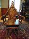 Antique Late 1800's Moroccan Heavily Inlaid Armchair- Ex Cond