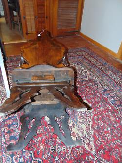 Antique Late 1800's Moroccan Heavily Inlaid Armchair- Ex Cond