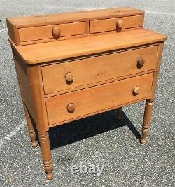 Antique Late 1800's Pine Cabinet set of Drawers