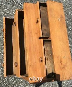 Antique Late 1800's Pine Cabinet set of Drawers