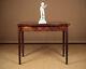Antique Late 18th. C. Mahogany Fold Over Supper Table c. 1780