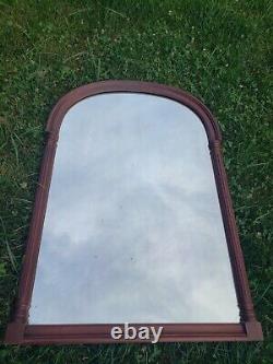 Antique Late 19 Century Neoclassical Carved Wall Mirror