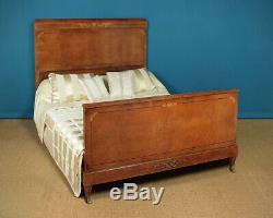 Antique Late 19th. C. French Empire Style Double Bed c. 1890