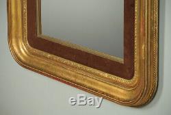 Antique Late 19th. C. Gilt Frame Mirror c. 1880