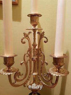 Antique Late 19th Century French Candelabra Napoleon III Style