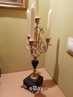 Antique Late 19th Century French Candelabra Napoleon III Style