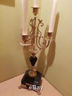 Antique Late 19th Century French Candelabra Napoleon III Style